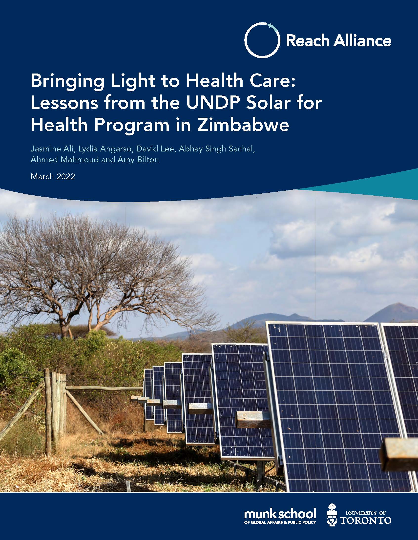 Bringing Light to Health Care: Lessons from the UNDP Solar for Health